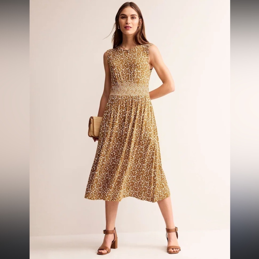 LIKE NEW BODEN Thea Sleeveless Midi Dress